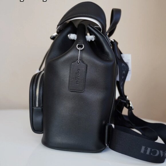 NWT Coach Pace Backpack In Signature Leather - Picture 4 of 16